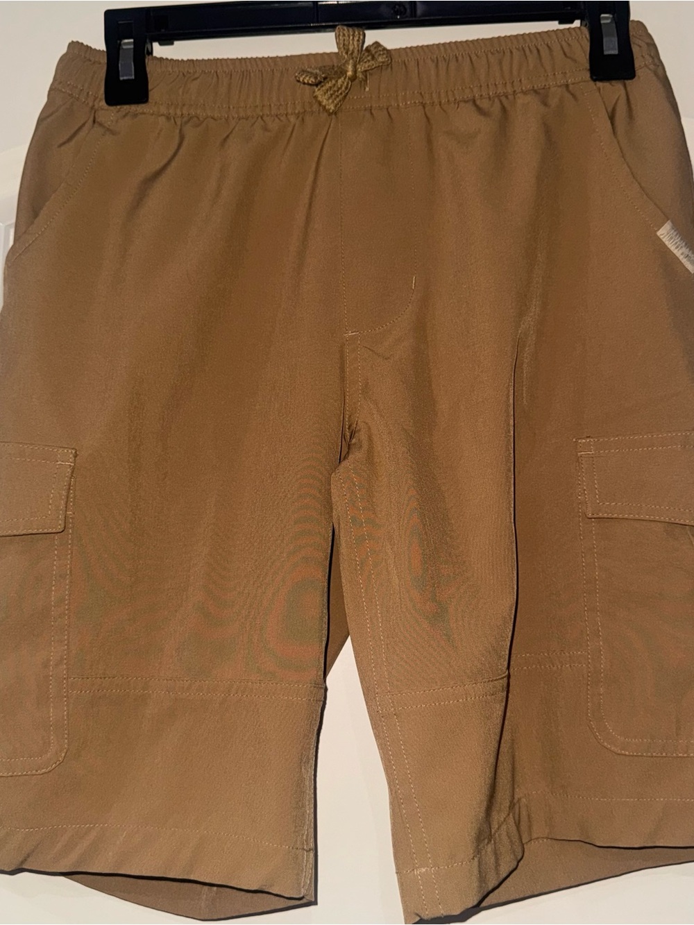 Boys Khaki Brown Cargo Shorts Size Large 14/16